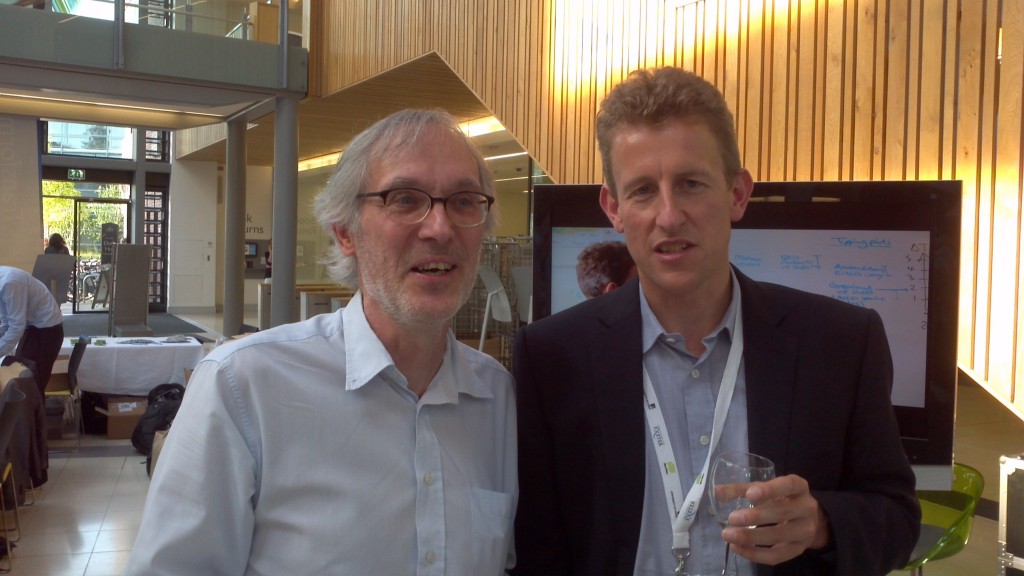 Your faithful scribe with Tim Lenton at the Transformational Climate Science conference
