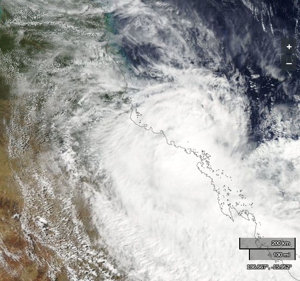 Tropical Cyclone Ita on Sunday 13 April 2014